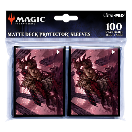 March of the Machine Brimaz, Blight of Oreskos Standard Deck Protector Sleeves (100ct) for Magic: The Gathering | Ultra PRO International