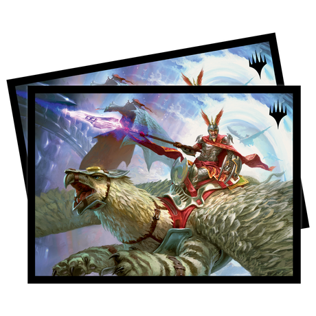 March of the Machine Sidar Jabari of Zhalfir Standard Deck Protector Sleeves (100ct) for Magic: The Gathering | Ultra PRO International