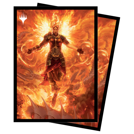 March of the Machine Chandra, Hope’s Beacon Standard Deck Protector Sleeves (100ct) for Magic: The Gathering | Ultra PRO International