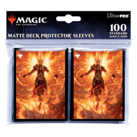 March of the Machine Chandra, Hope’s Beacon Standard Deck Protector Sleeves (100ct) for Magic: The Gathering | Ultra PRO International