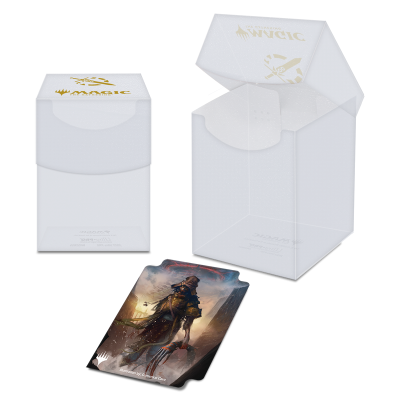 Ultra Pro Magic: The Gathering Bloomburrow Deck Box With Token Dividers – Clear Storage For MTG Cards