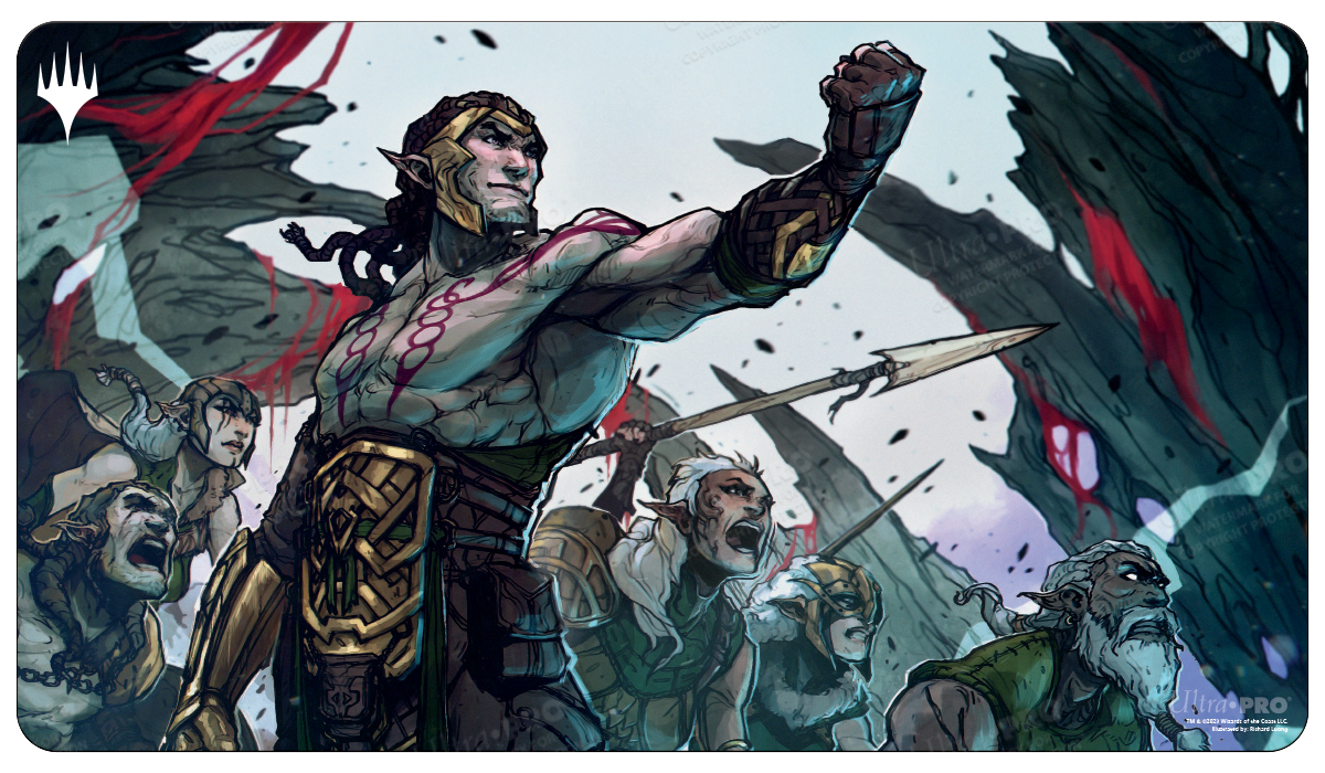 March of the Machine Aftermath Tyvar, the Bellicose Standard Gaming Playmat for Magic: The Gathering | Ultra PRO International