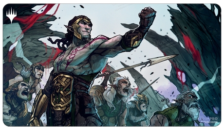 March of the Machine Aftermath Tyvar, the Bellicose Standard Gaming Playmat for Magic: The Gathering | Ultra PRO International