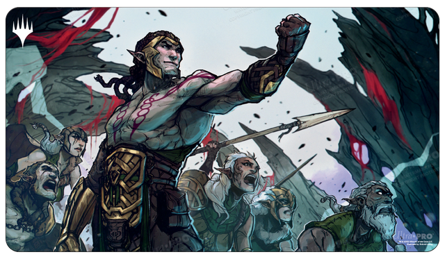 March of the Machine Aftermath Tyvar, the Bellicose Standard Gaming Playmat for Magic: The Gathering | Ultra PRO International
