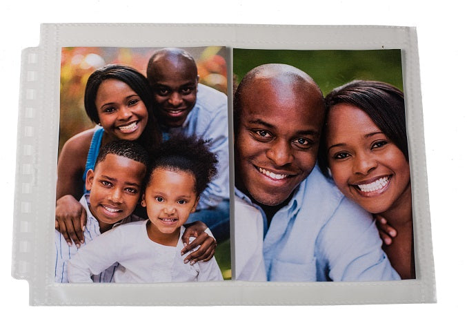 12-Hole Horizontal Photo Pages (25ct) for 5" x 7" Prints | Ultra PRO International
