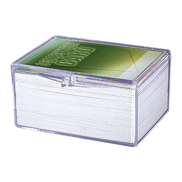 Hinged Card Storage Case, 100-Card Capacity