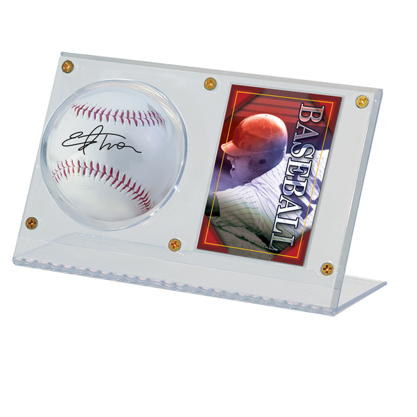 Baseball & Card Clear Display Holder