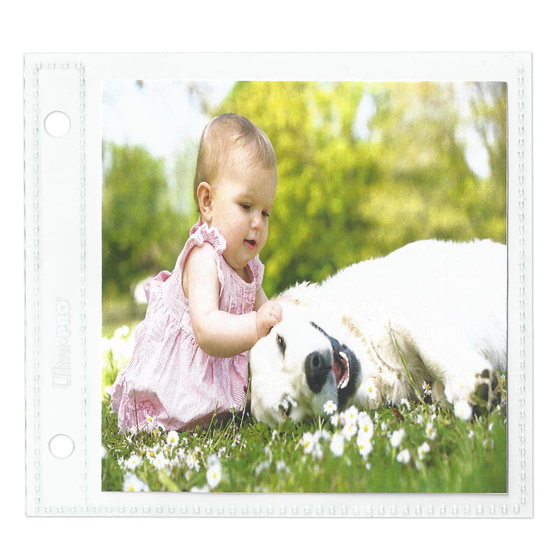 2-Hole Assorted Photo Pages (20ct) for 2" x 2" & 4" x 4" Prints | Ultra PRO International