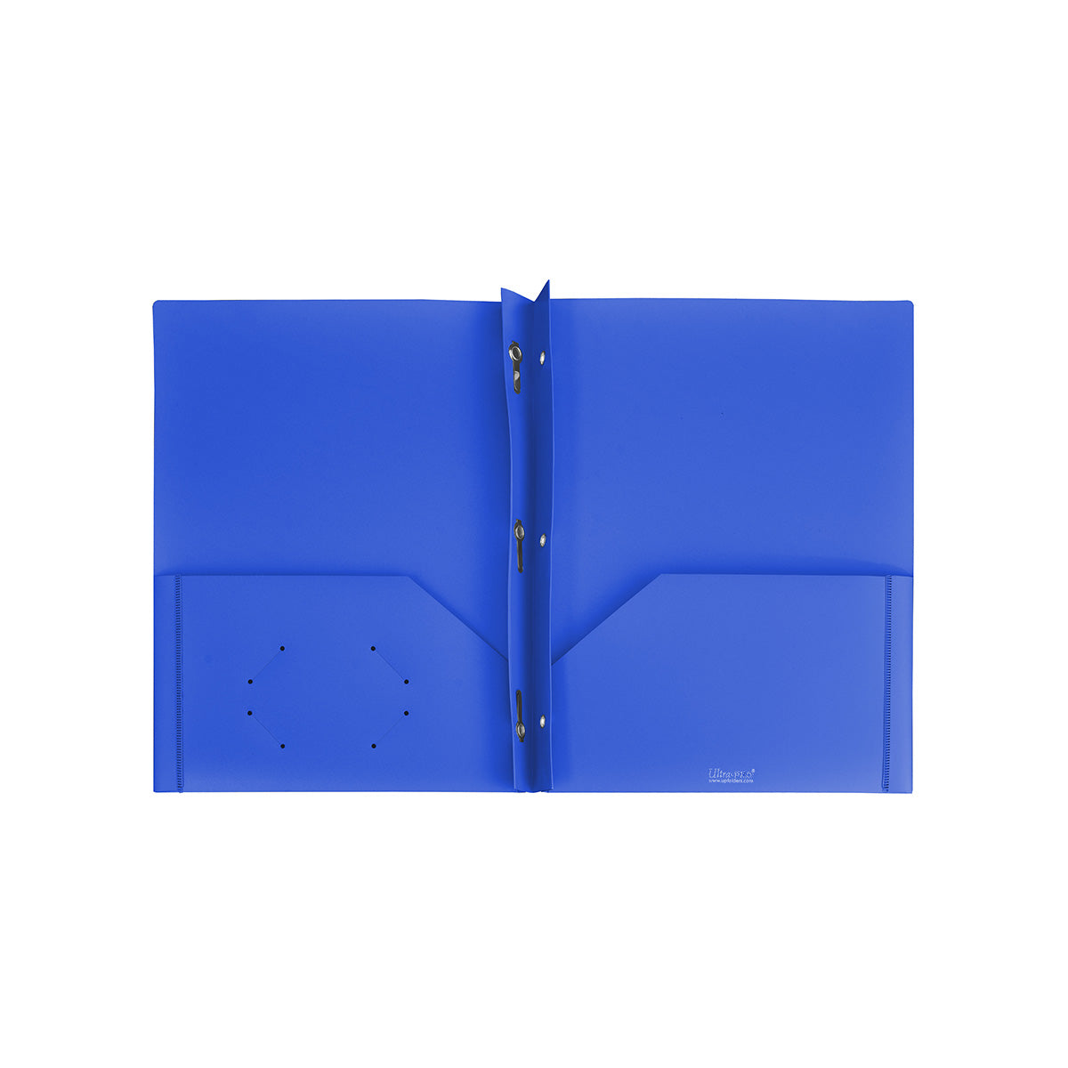 2-Pocket Folders with 3-Prong Fastener and Clear Front Pocket (10ct) | Ultra PRO International