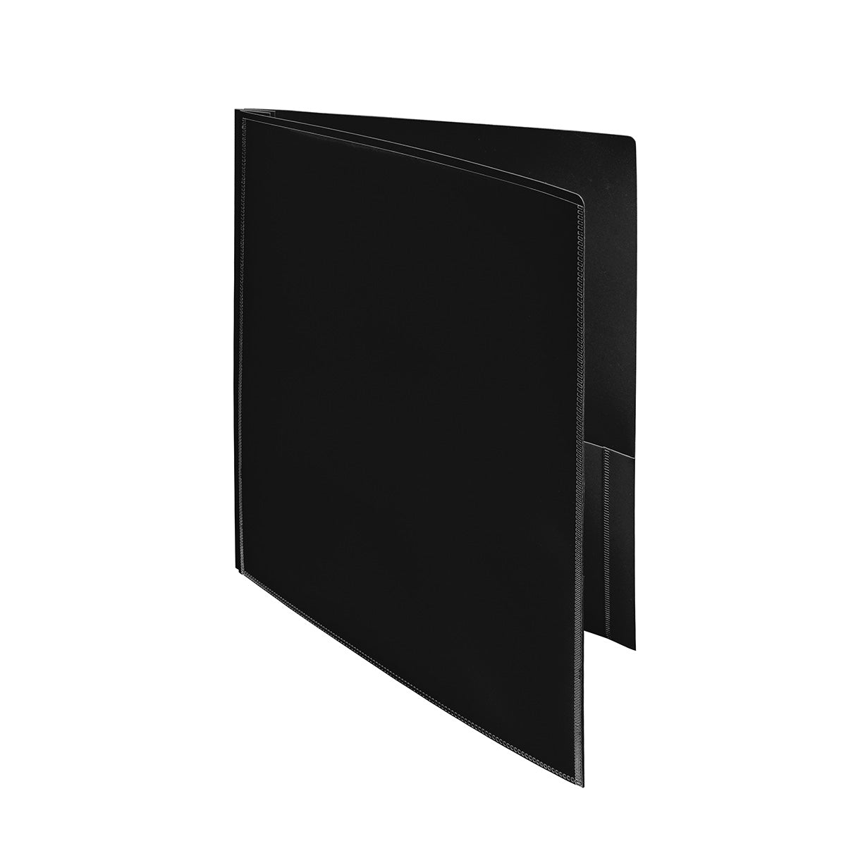 2-Pocket Folders (10ct) with 3-Prong Fastener and Clear Front Pocket ...