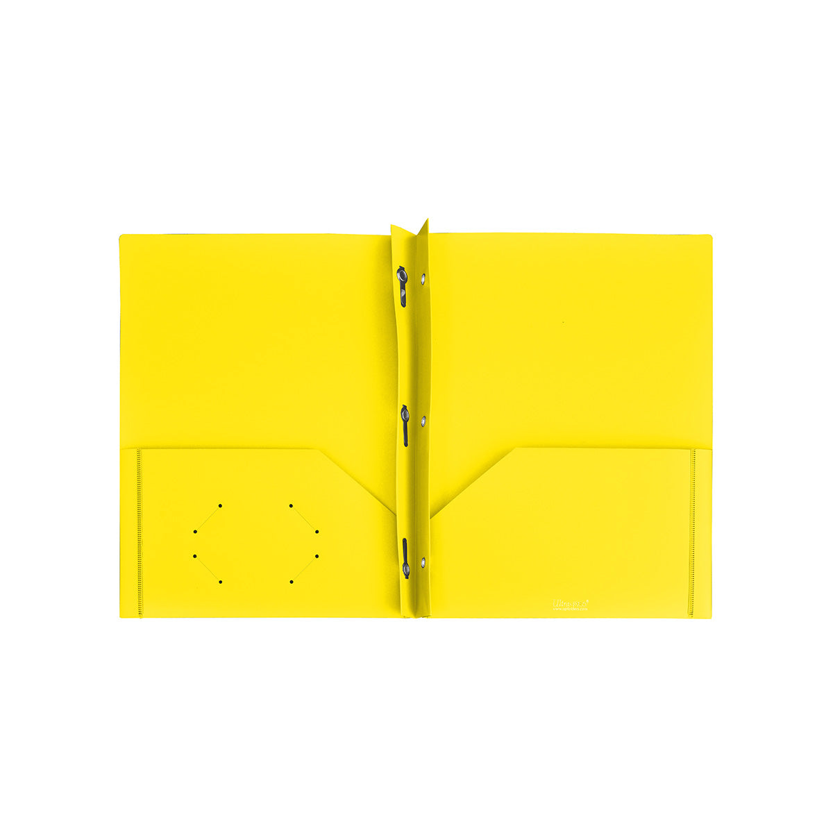 2-Pocket Folders with 3-Prong Fastener and Clear Front Pocket (10ct) | Ultra PRO International