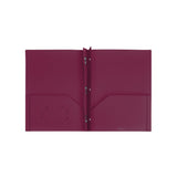 2-Pocket Folders with 3-Prong Fastener and Clear Front Pocket (10ct) | Ultra PRO International