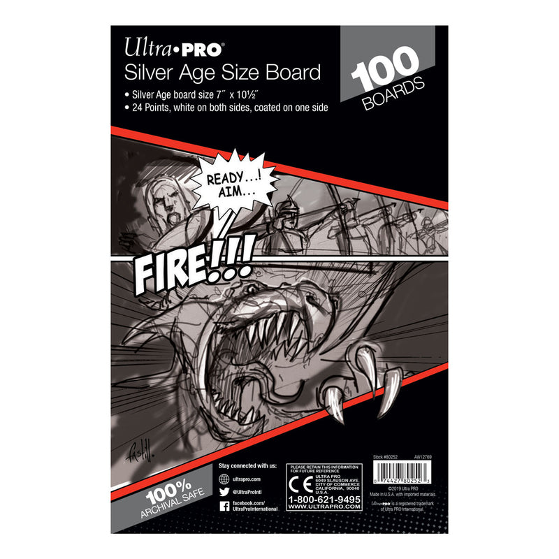 Silver Age Size Comic Boards (100ct) | Ultra PRO International