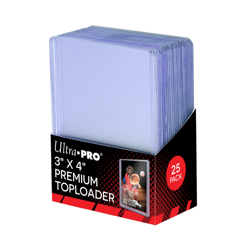 3" x 4"  Ultra Clear Premium Toploaders (25ct) | Ultra PRO International