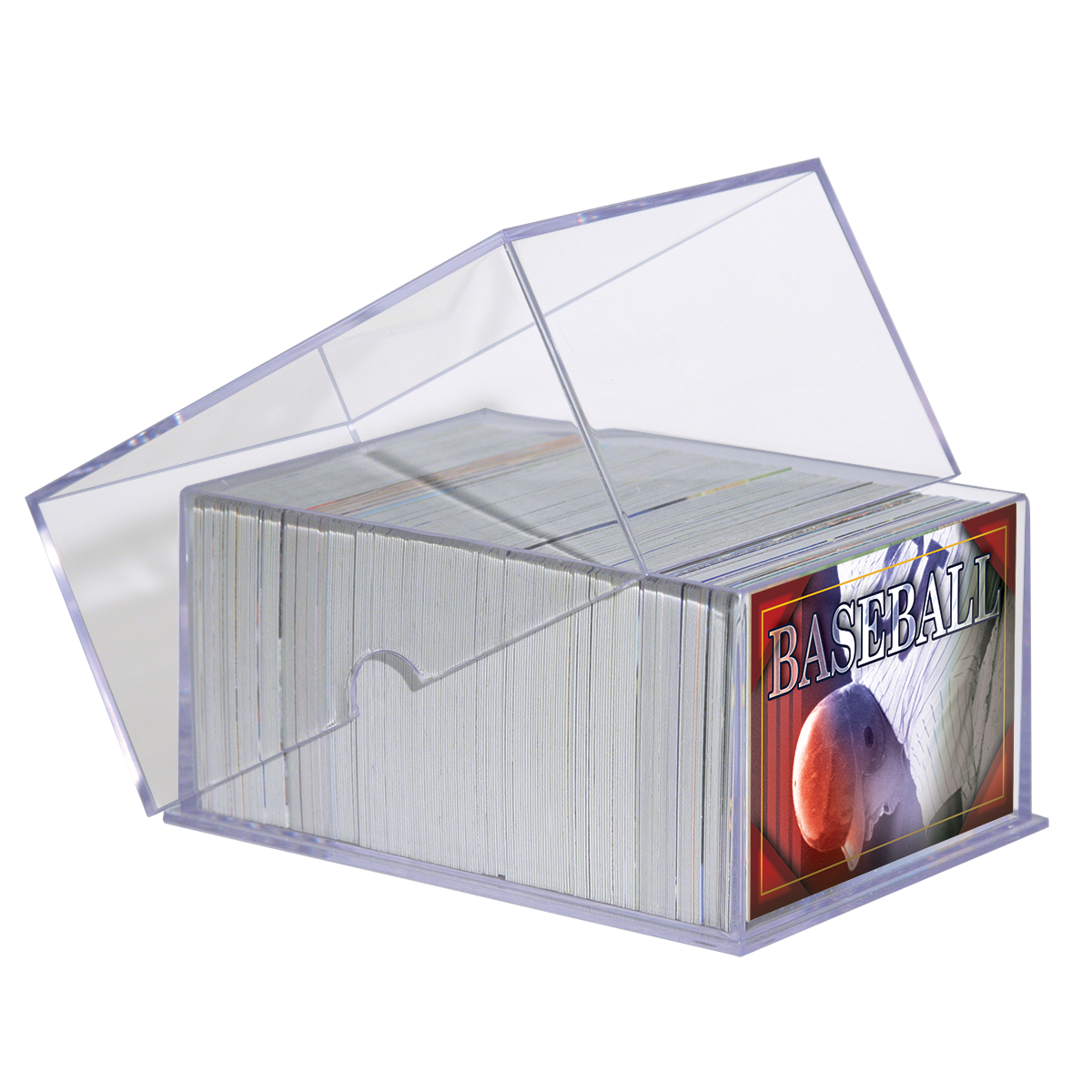 Ultra Pro 2-Piece Plastic Storage Box, 100 Capacity