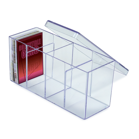 4-Compartment Clear Card Box | Ultra PRO International