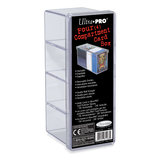 4-Compartment Clear Card Box | Ultra PRO International