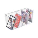 4-Compartment Clear Card Box