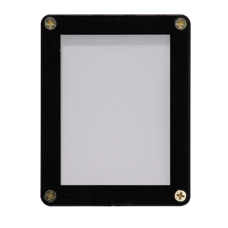 1-Card Black Frame Screwdown Holder | Ultra PRO International