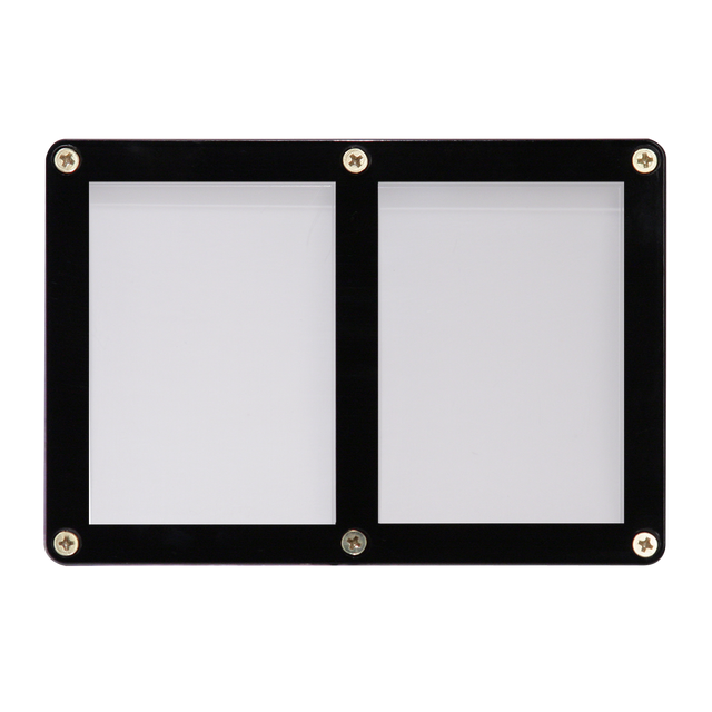 2-Card Black Frame Screwdown Holder | Ultra PRO International