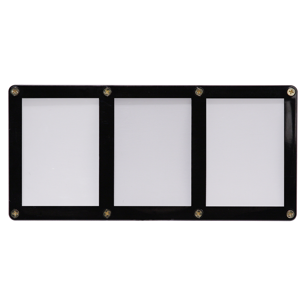 3-Card Black Frame Screwdown Holder | Ultra PRO International