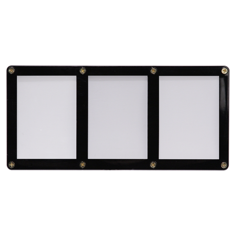 3-Card Black Frame Screwdown Holder | Ultra PRO International