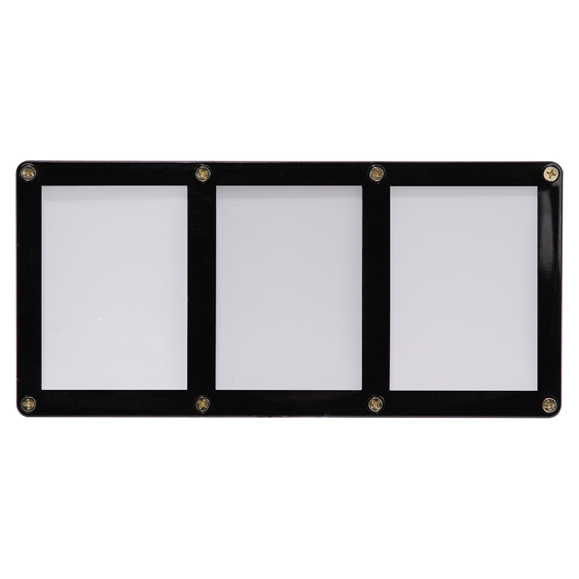 3-Card Black Frame Screwdown Holder | Ultra PRO International