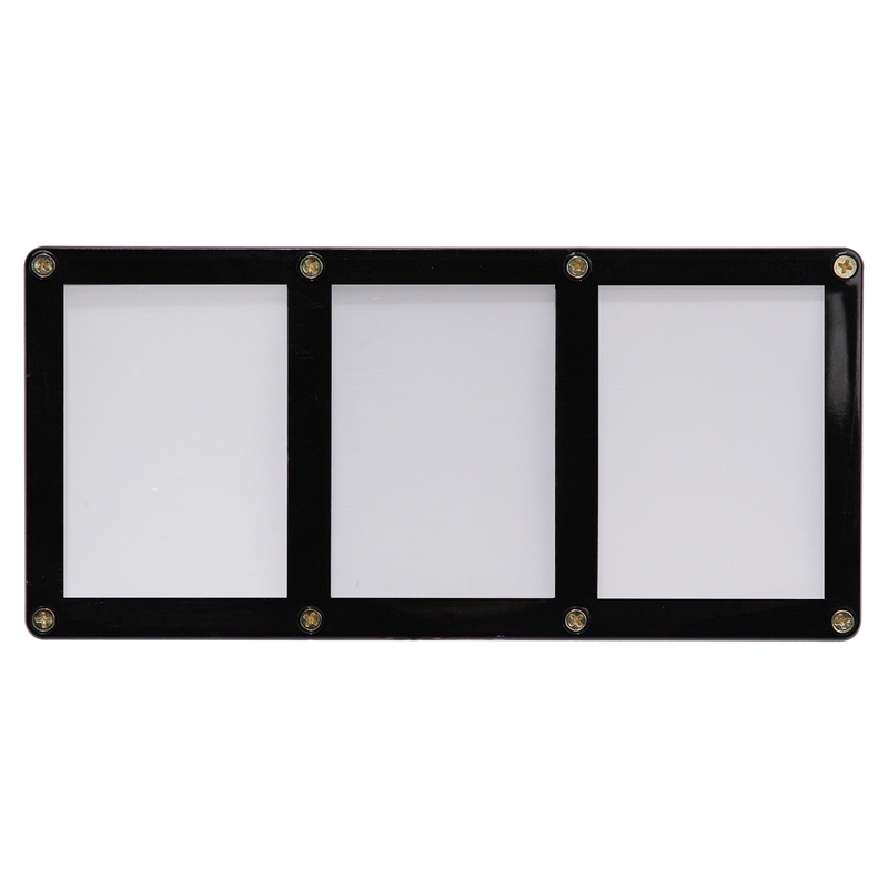 3-Card Black Frame Screwdown Holder | Ultra PRO International