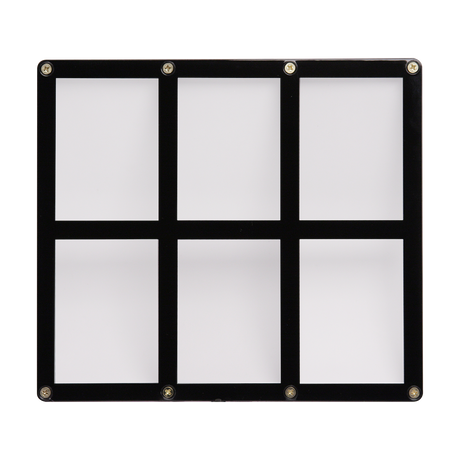 6-Card Black Frame Screwdown Holder | Ultra PRO International