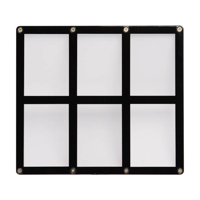 6-Card Black Frame Screwdown Holder | Ultra PRO International