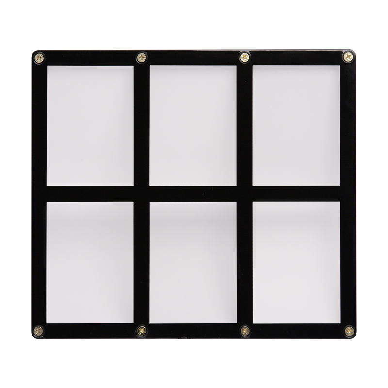 6-Card Black Frame Screwdown Holder | Ultra PRO International