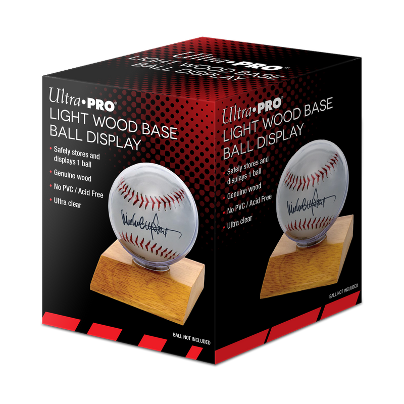 Baseball Wood Base Display Holder | Ultra PRO International
