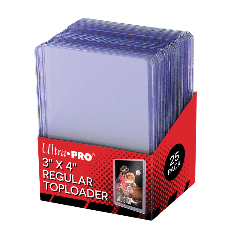 3" x 4" Clear Regular Toploaders (25ct) for Standard Size Cards | Ultra PRO International