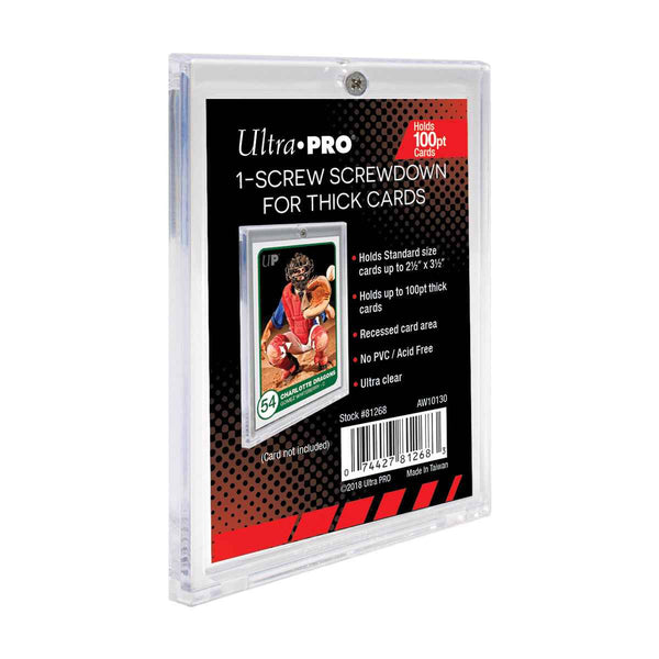 Ultra Pro Single-Screw Screwdown Holder for Thick Cards