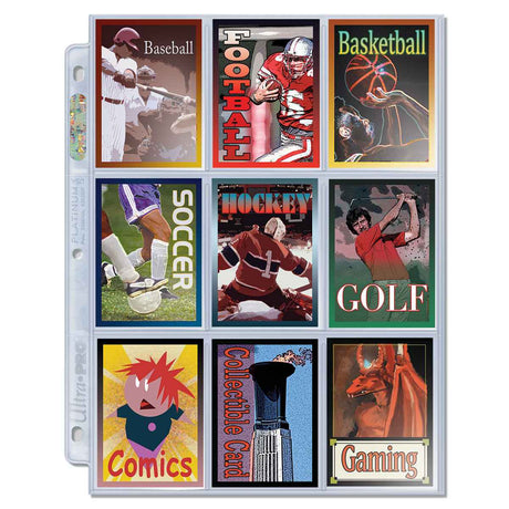 Platinum Series 9-Pocket Pages (100ct) for Cards and Photos - Image 15 | Ultra PRO