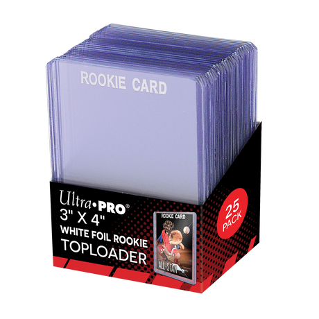 3" x 4" Rookie White Toploaders (25ct) | Ultra PRO International