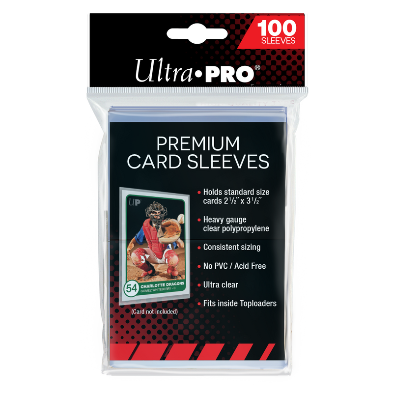 2.5" x 3.5" Premium Card Sleeves (100ct) | Ultra PRO International