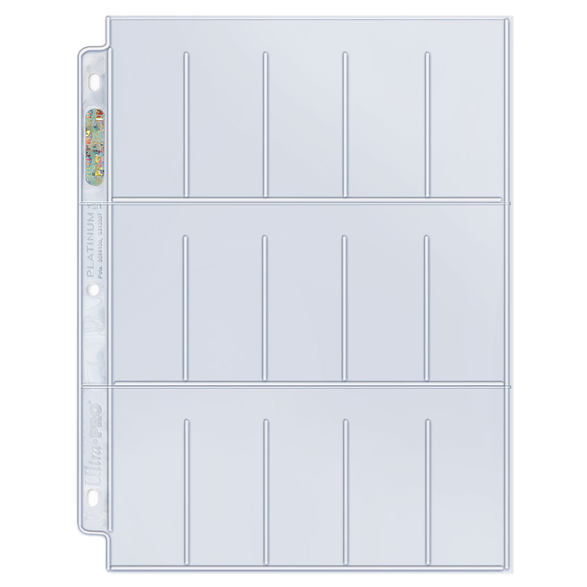 Box of 100) Ultra Pro Platinum Flexible Comic Book Resealable Binder Pages