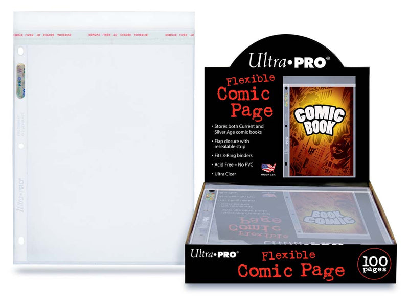 100) Current Size Ultra Clear Resealable Comic Book Bags and