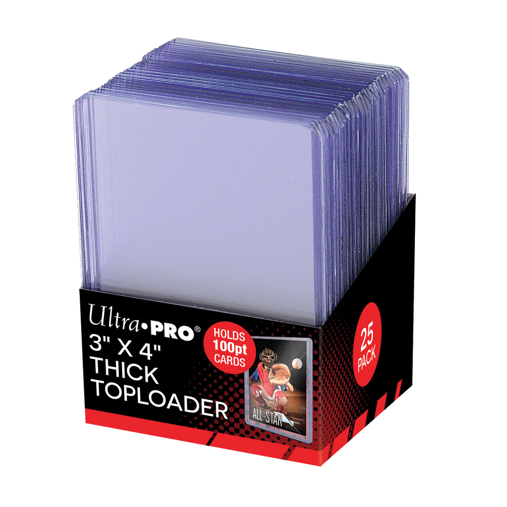Ultra Pro - 3 x 4 inch Toploaders & Sleeves 100 Pack