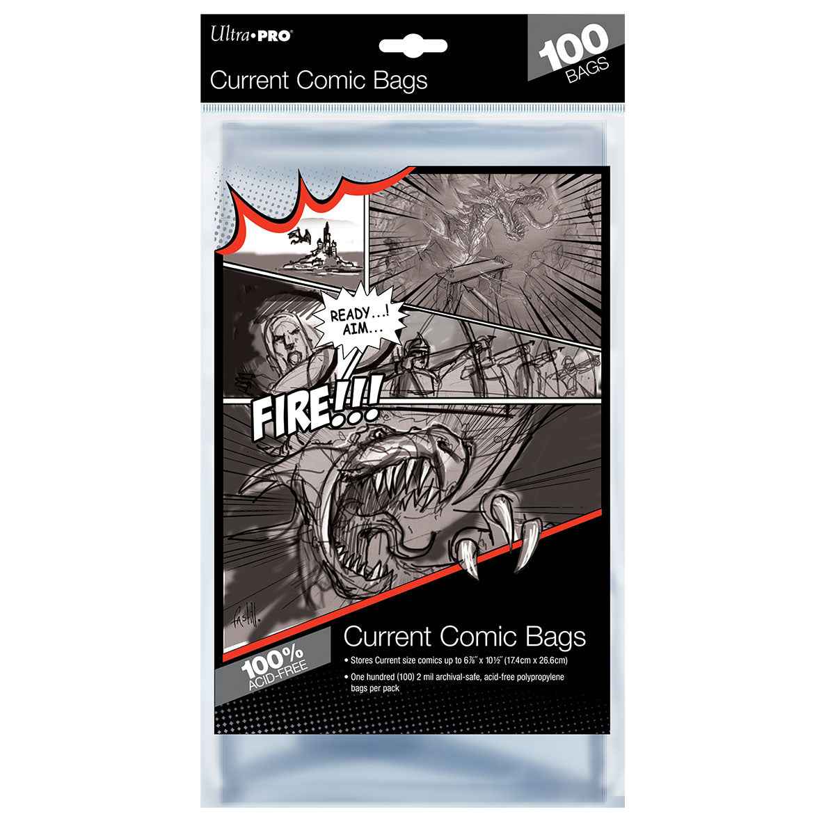 Ultra PRO Current Size Comic Bags package
