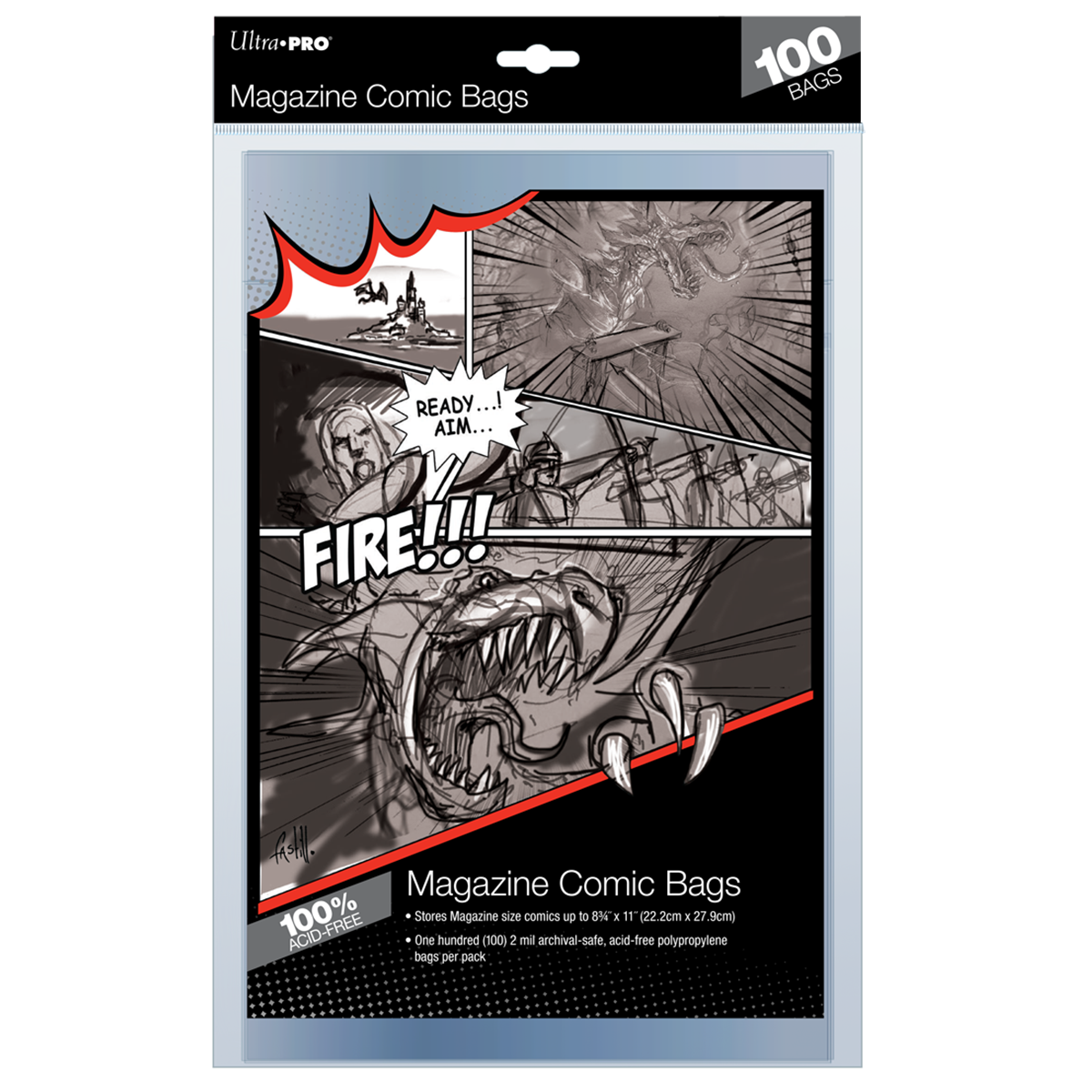 Magazine Size Comic Bags (100ct) | Ultra PRO International