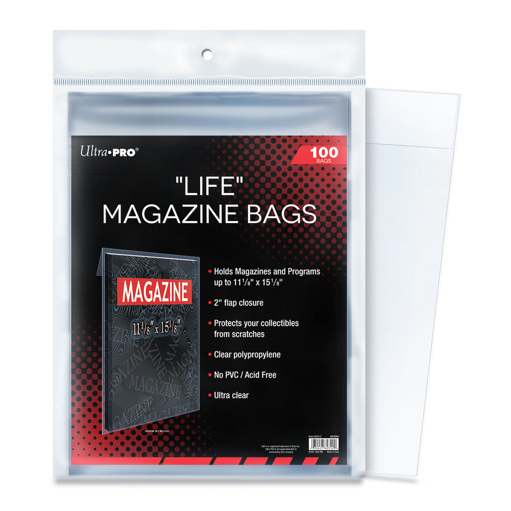 20 magazine storage sleeves/bags LIFE/POST size Polyethylene FREE US  SHIPPING!