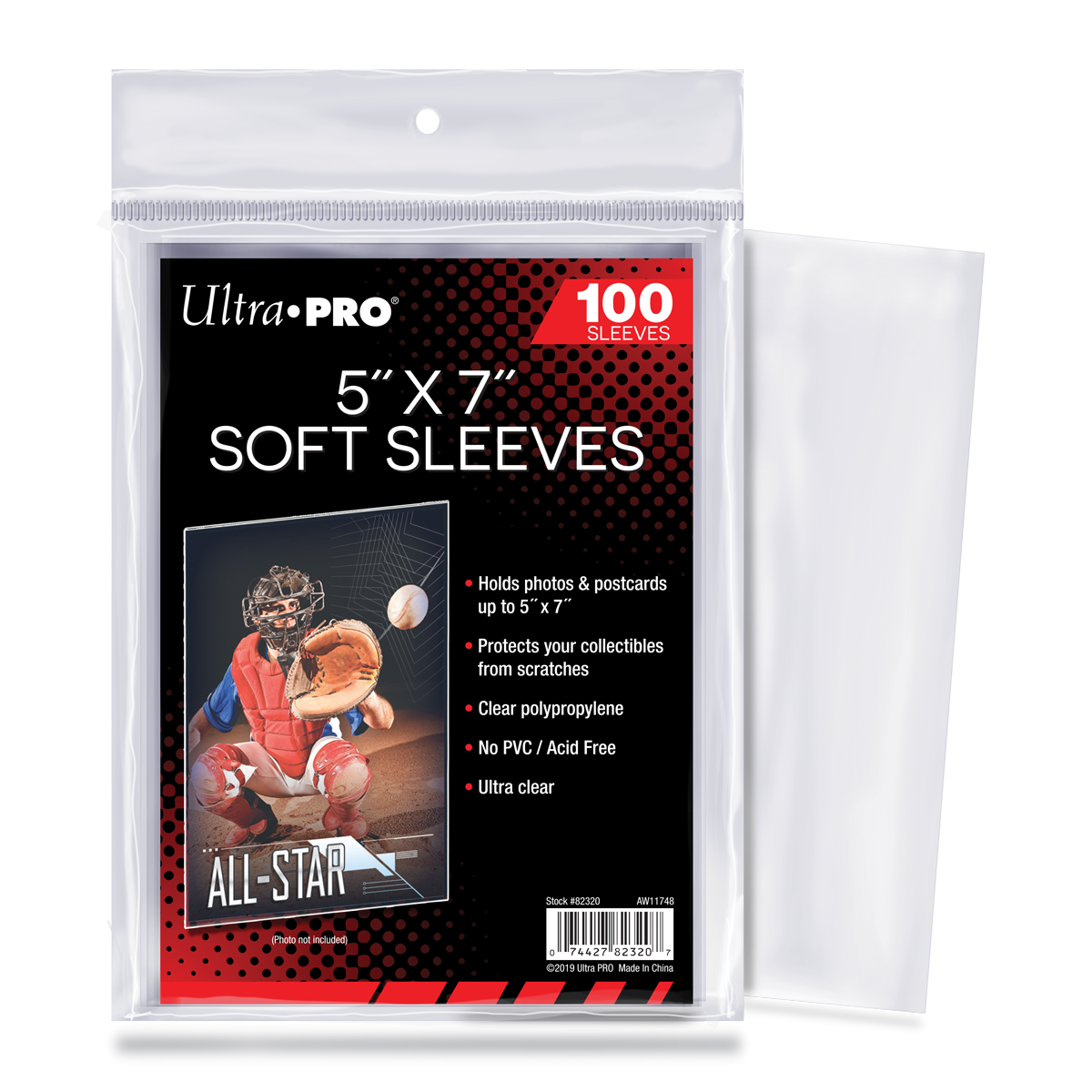 5" x 7" Soft Sleeves (100ct) | Ultra PRO International