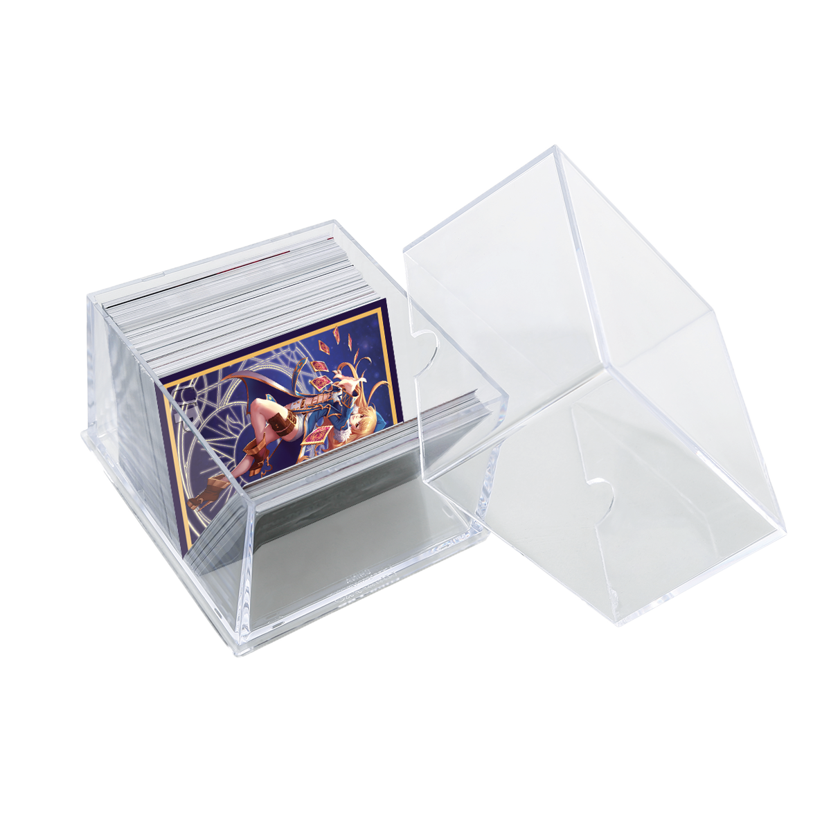 2-Piece Clear 100+ Deck Box | Ultra PRO International