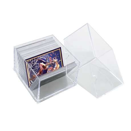 2-Piece Clear 100+ Deck Box | Ultra PRO International