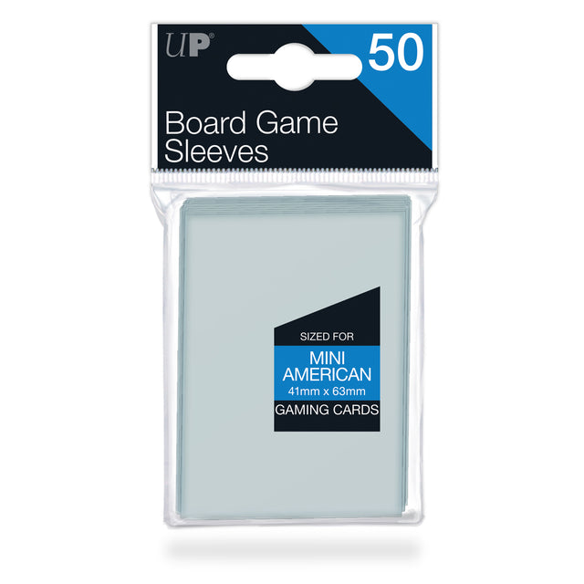 Mini American Board Game Sleeves (50ct) for 41mm x 63mm Cards | Ultra PRO International