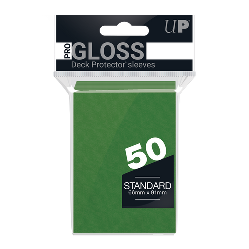 PRO-Gloss Standard Deck Protector Sleeves (50ct), Green