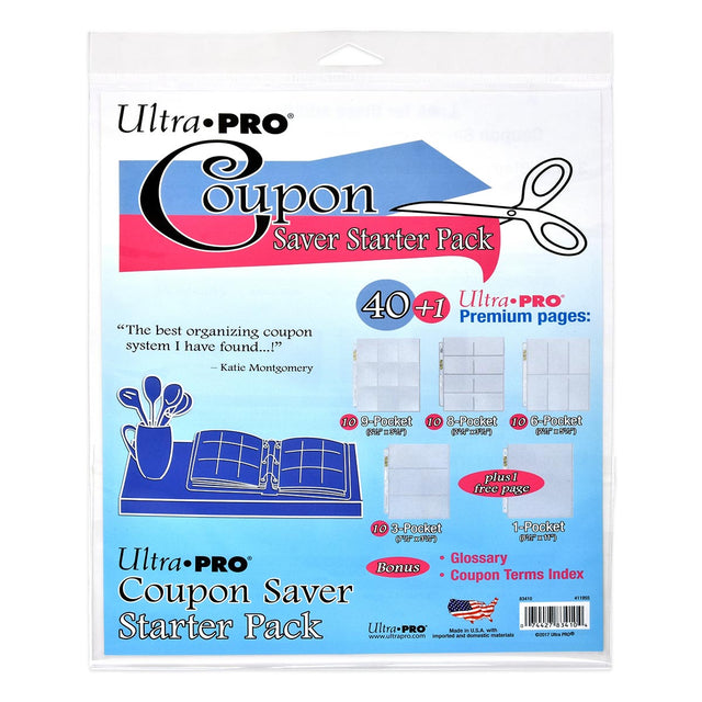 Platinum Series Coupon Saver Pages Starter Pack (40ct) | Ultra PRO International