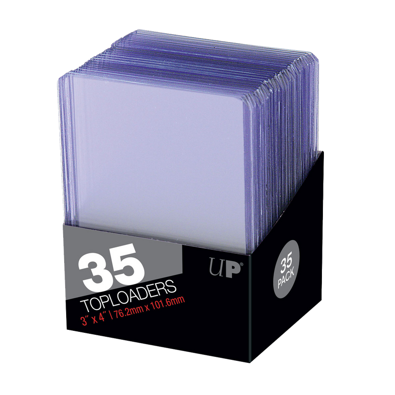 3" x 4" Clear Regular Toploaders (35ct) for Standard Size Cards | Ultra PRO International